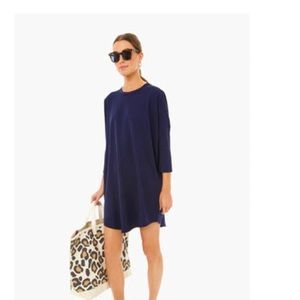 NWOT Pomander Place Navy Sue Sweatshirt Dress